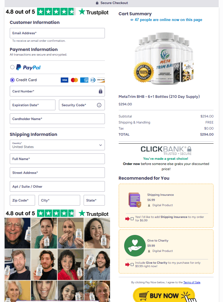 Buy Meta Trim BHB official website secure checkout USA